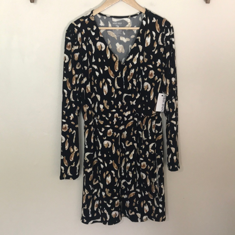 NEW Nine West Dolman Sleeve Wrap Dress. XXL